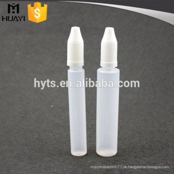 15 ml / 30 ml PE kunststoff material e-flüssigkeit tropfflaschen für rauchöl